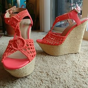 JustFab wedge sandals